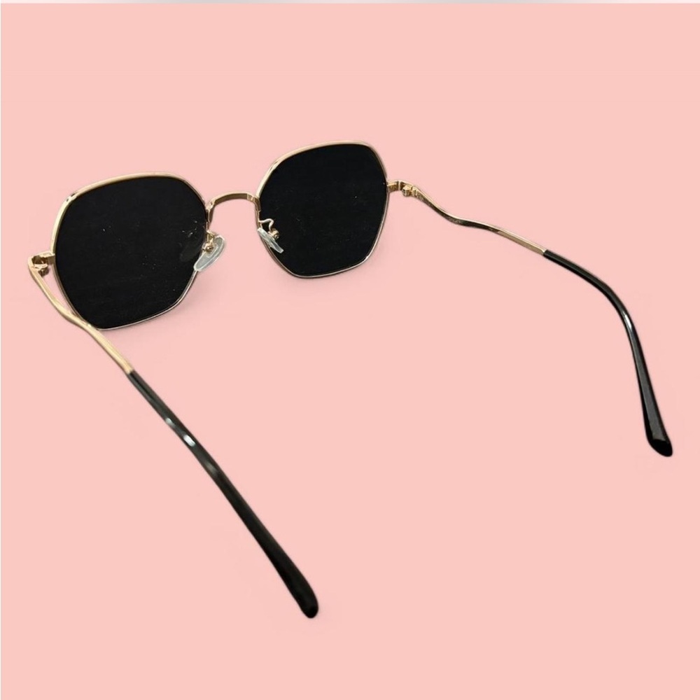 Gold and Black Sunglasses - Picture 2 of 2